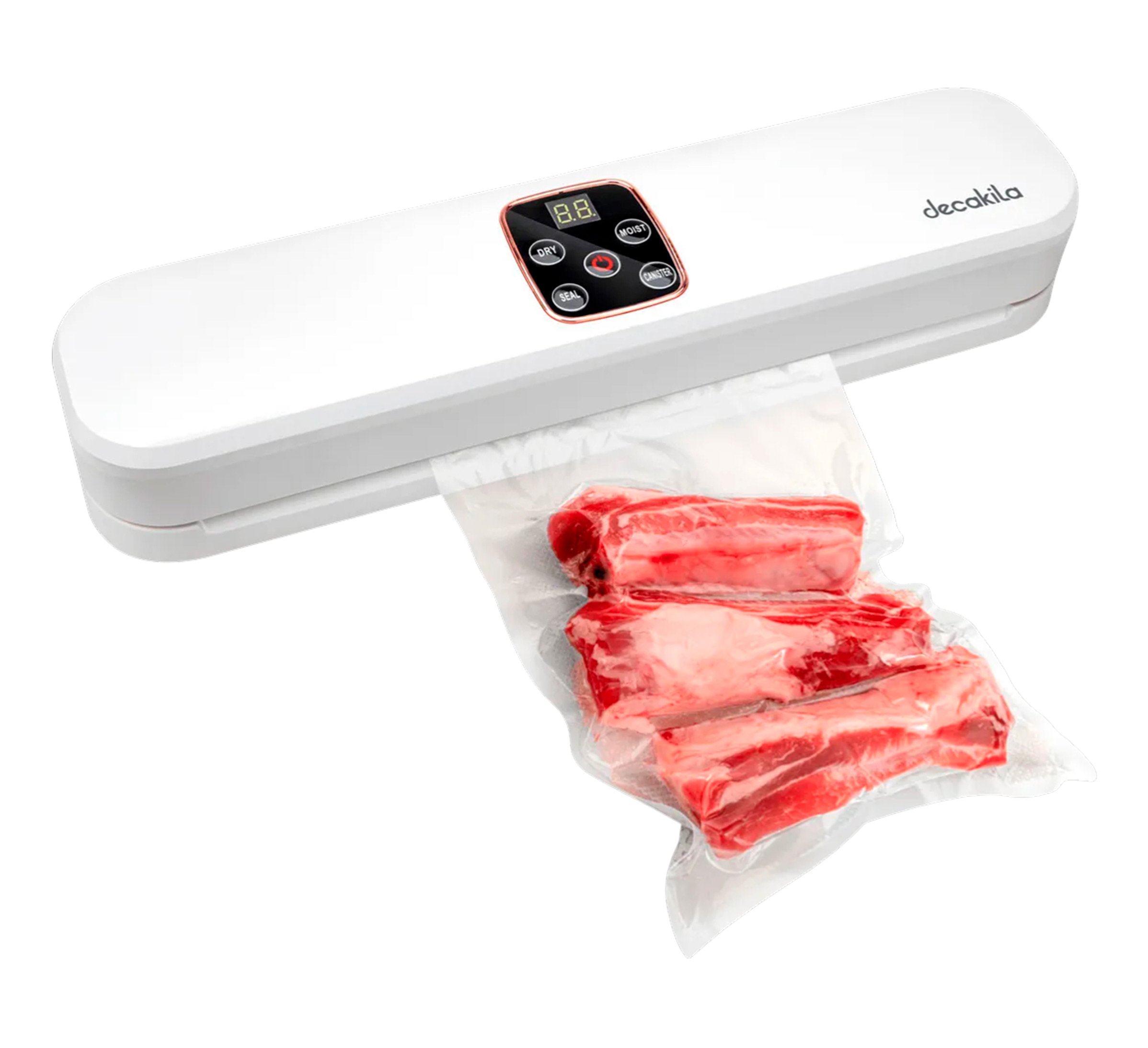 Decakila maquina selladora al vacío 100w 3 modos cl blanco 60 kpa