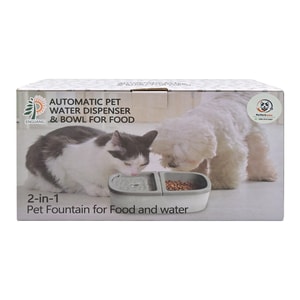 Petpal Bebedero-Plato Automatico 2In1 Para Mascotas Eg-610 *1
