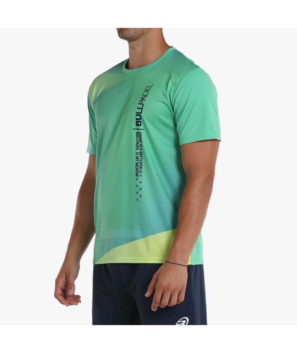 CAMISETA BULLPADEL ORISA VERDE VIBRANTE VIGORE