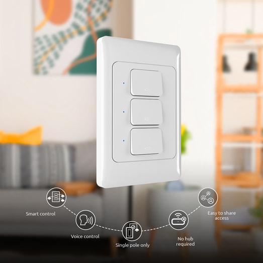Interruptor Wi-Fi | NEXXT 3-circuitos