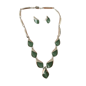 Juego Collar Hoja