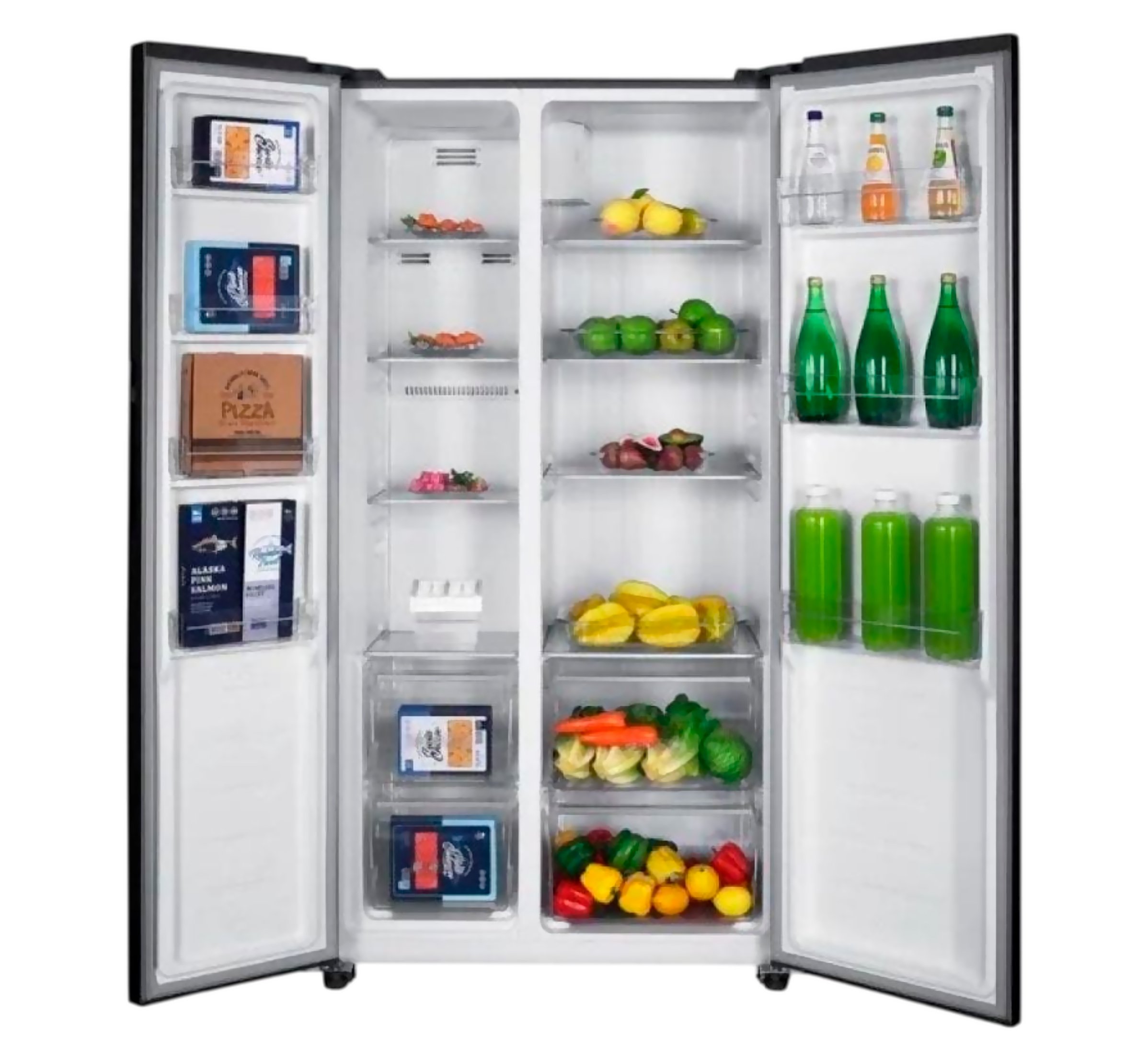 Mabe Refrigeradora Inox Side by Side 480Lt