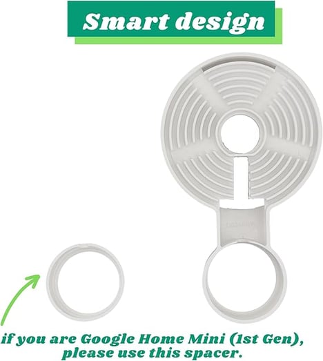 Soporte de pared Google Nest Mini y Google Home Mini