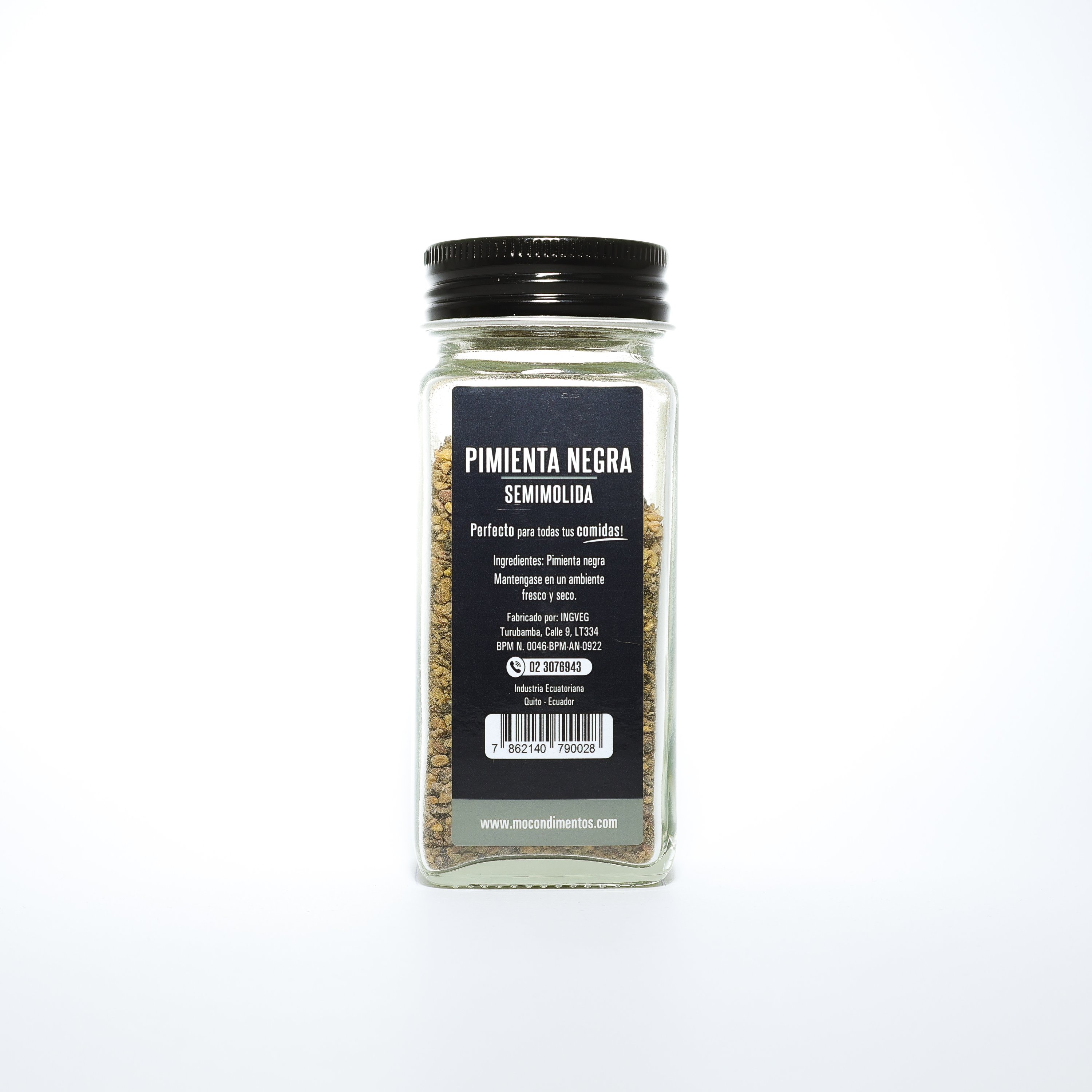 Pimienta Negra Semimolida