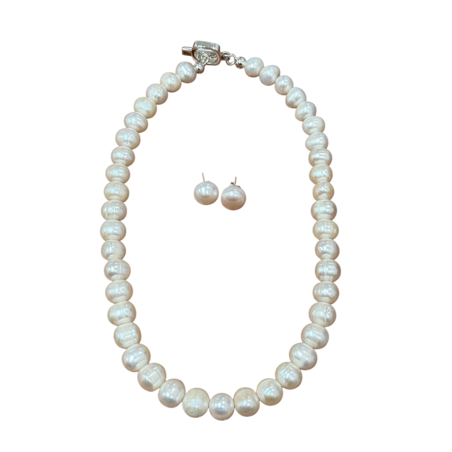 Juego Gran Collar Perla