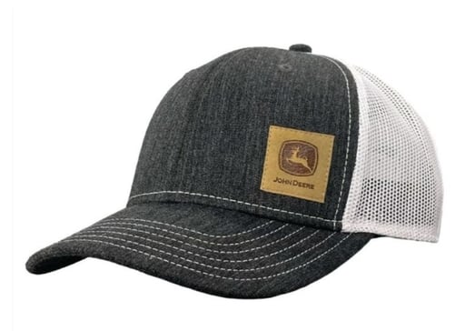 John Deere Negra Malla Blanca