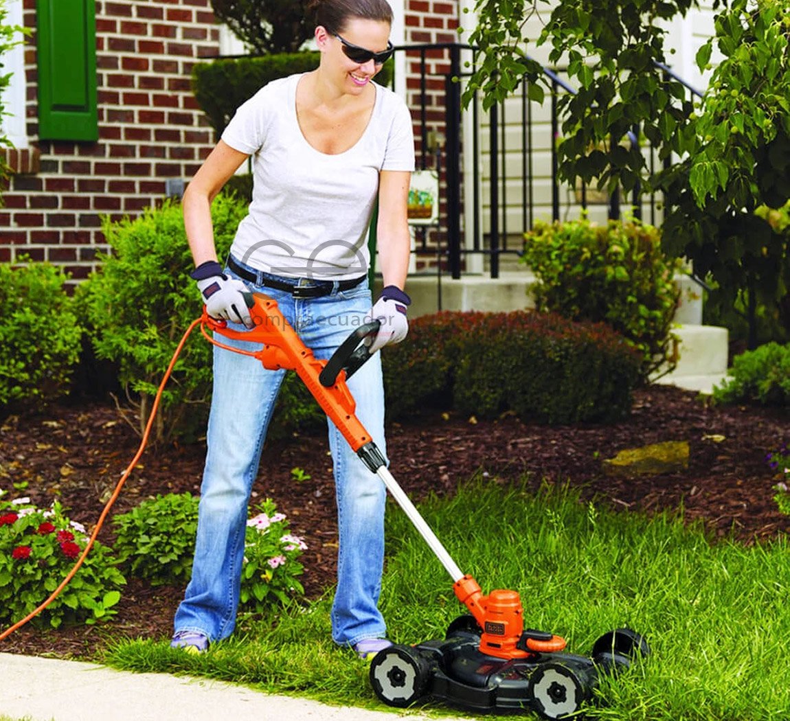 Black And Decker Cortadora Podadora Bordadora 3 En 1 6.5A