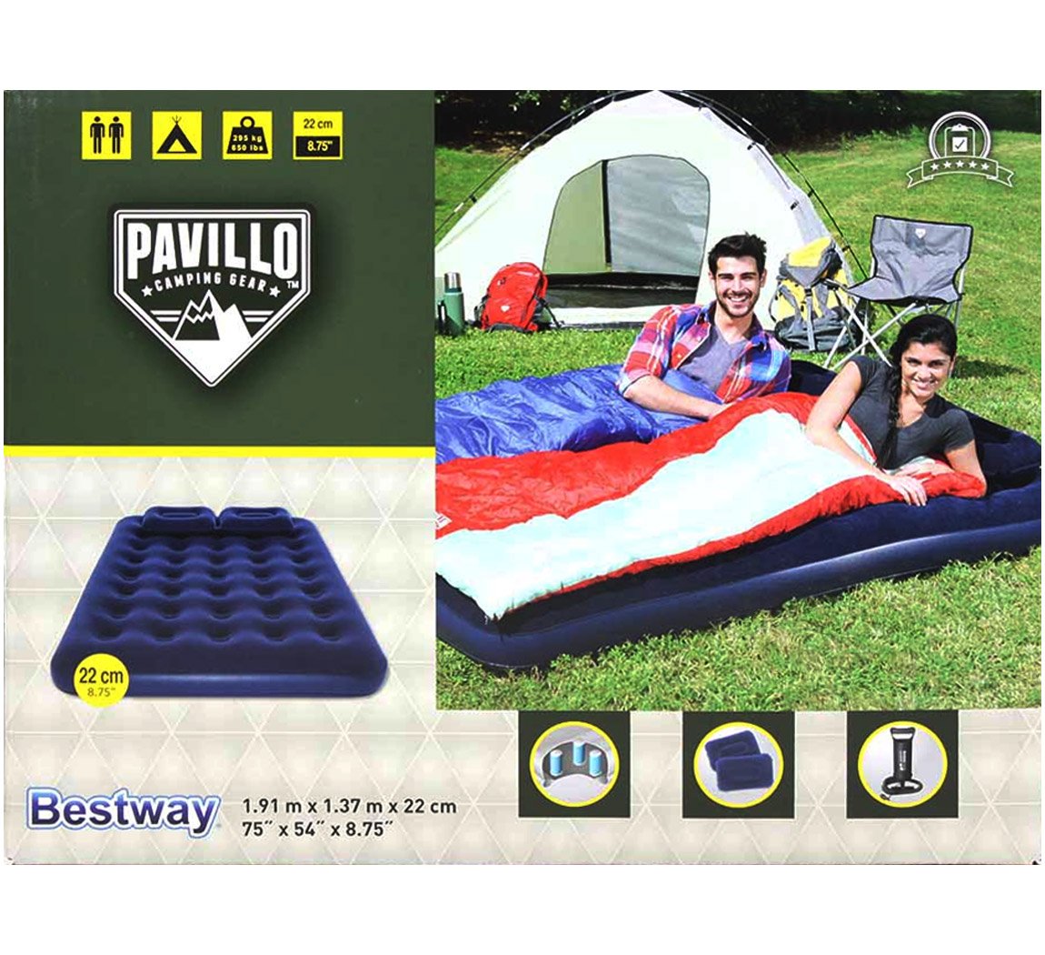 Bestway Colchón Inflable 2 Plazas Incluye Bomba 295kg