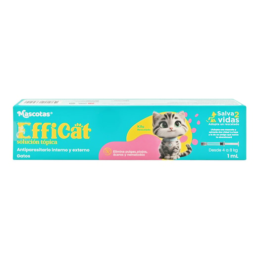 Efficat Antiparas Int-Ext Sol Topica *1Ml