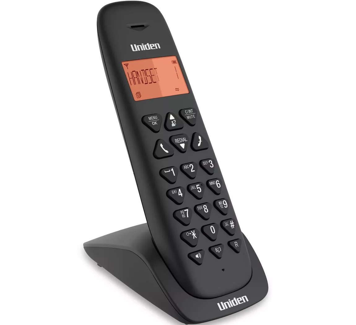 Uniden Teléfono Inalámbrico 1 Base Altavoz Identificador