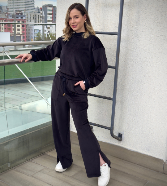 COMFY SET ICONIC Negro