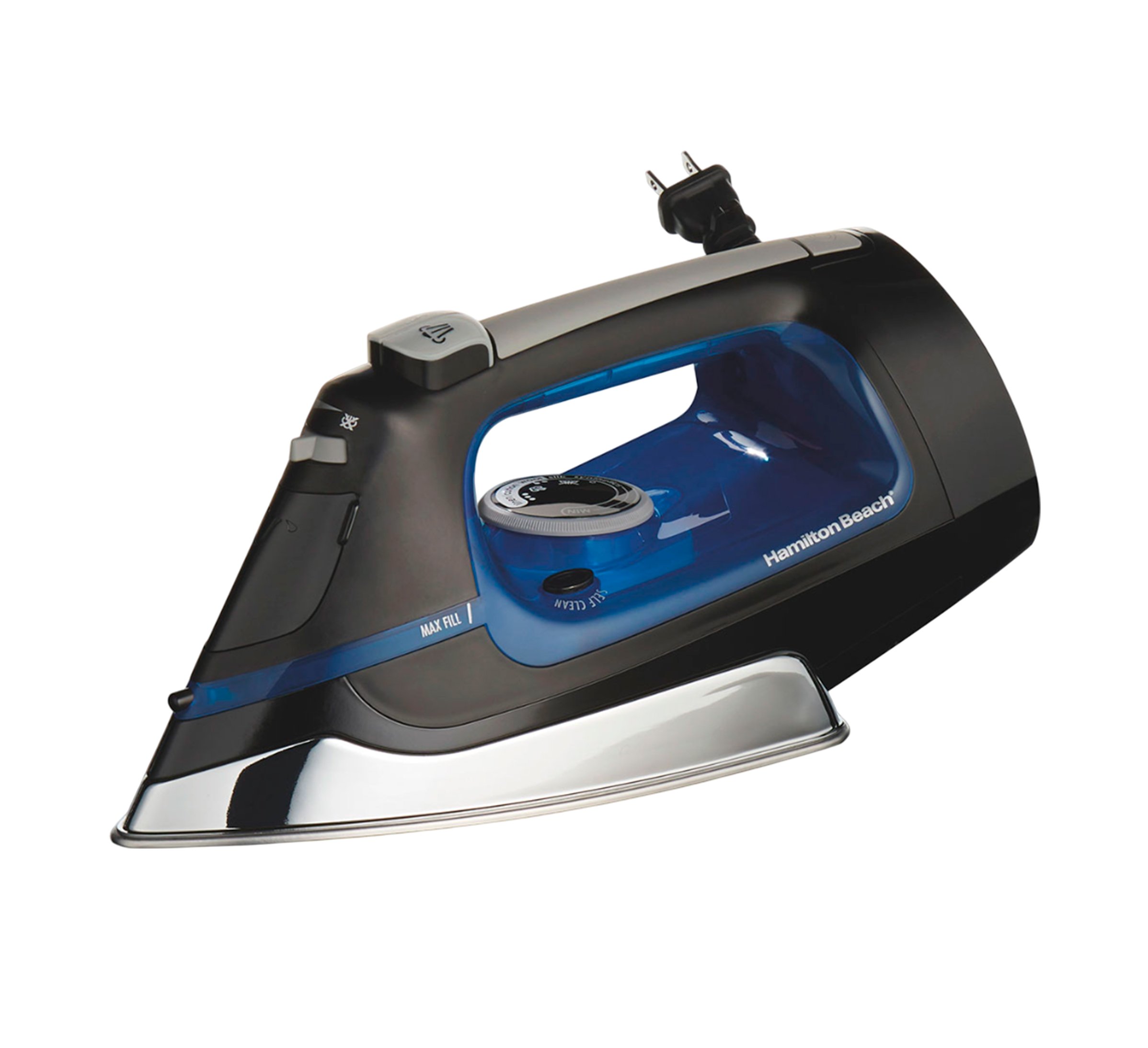 Hamilton Beach plancha para ropa negro