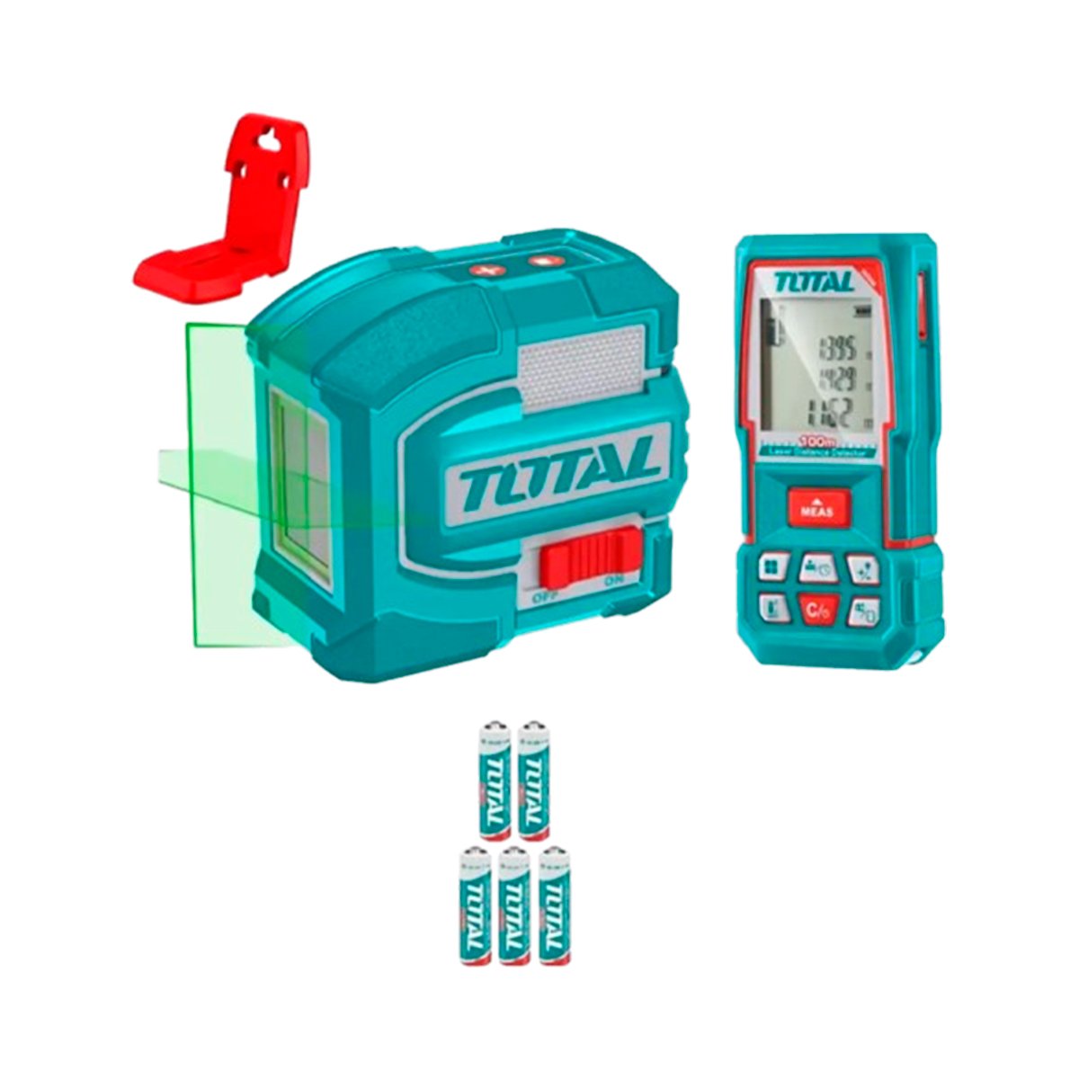 Total Kit Combinado Nivel Láser Autonivelante Verde