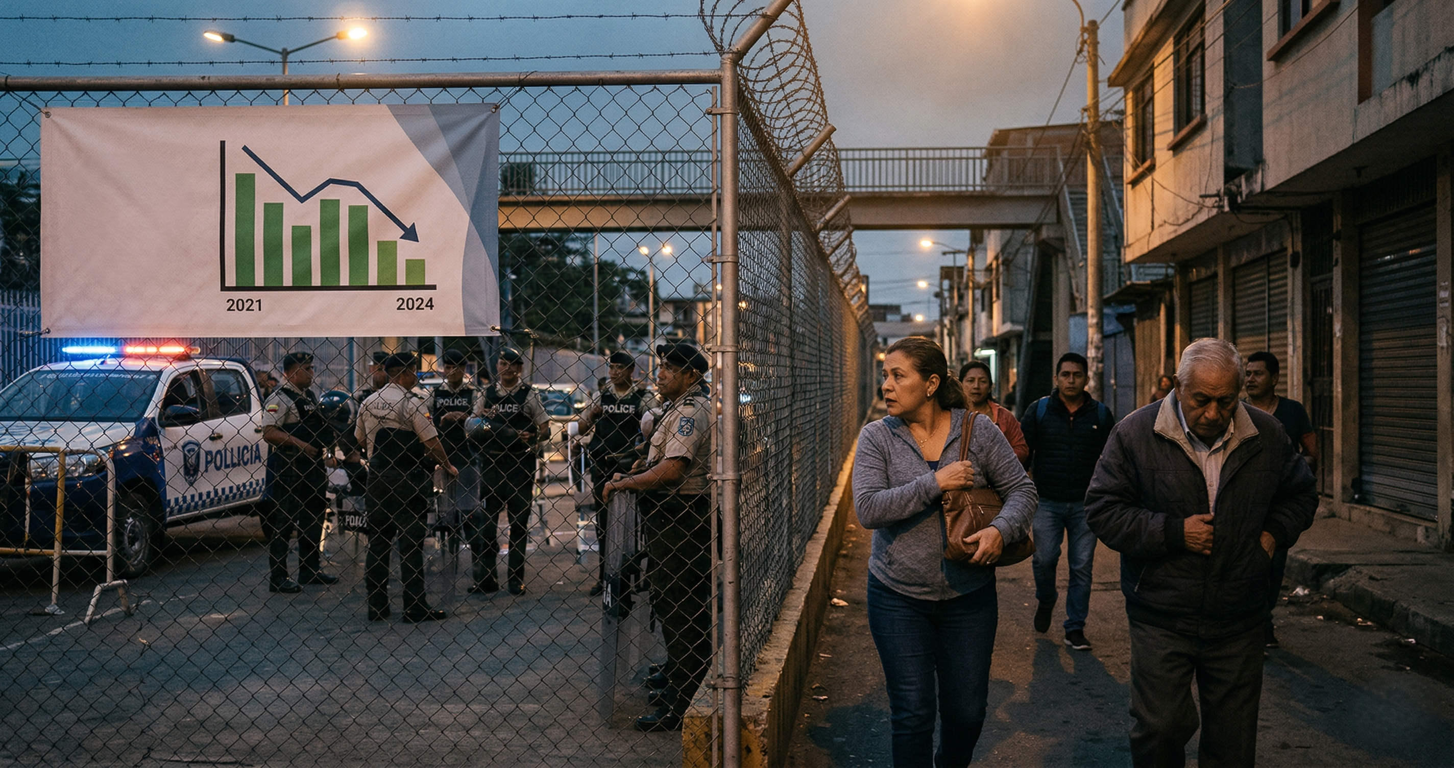 ¿Menos homicidios en Ecuador, pero más tranquilidad? La brecha entre cifras y percepción ciudadana