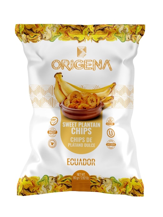Origena – Sweet Potato Chips Bags of: 80g, 150g Bo