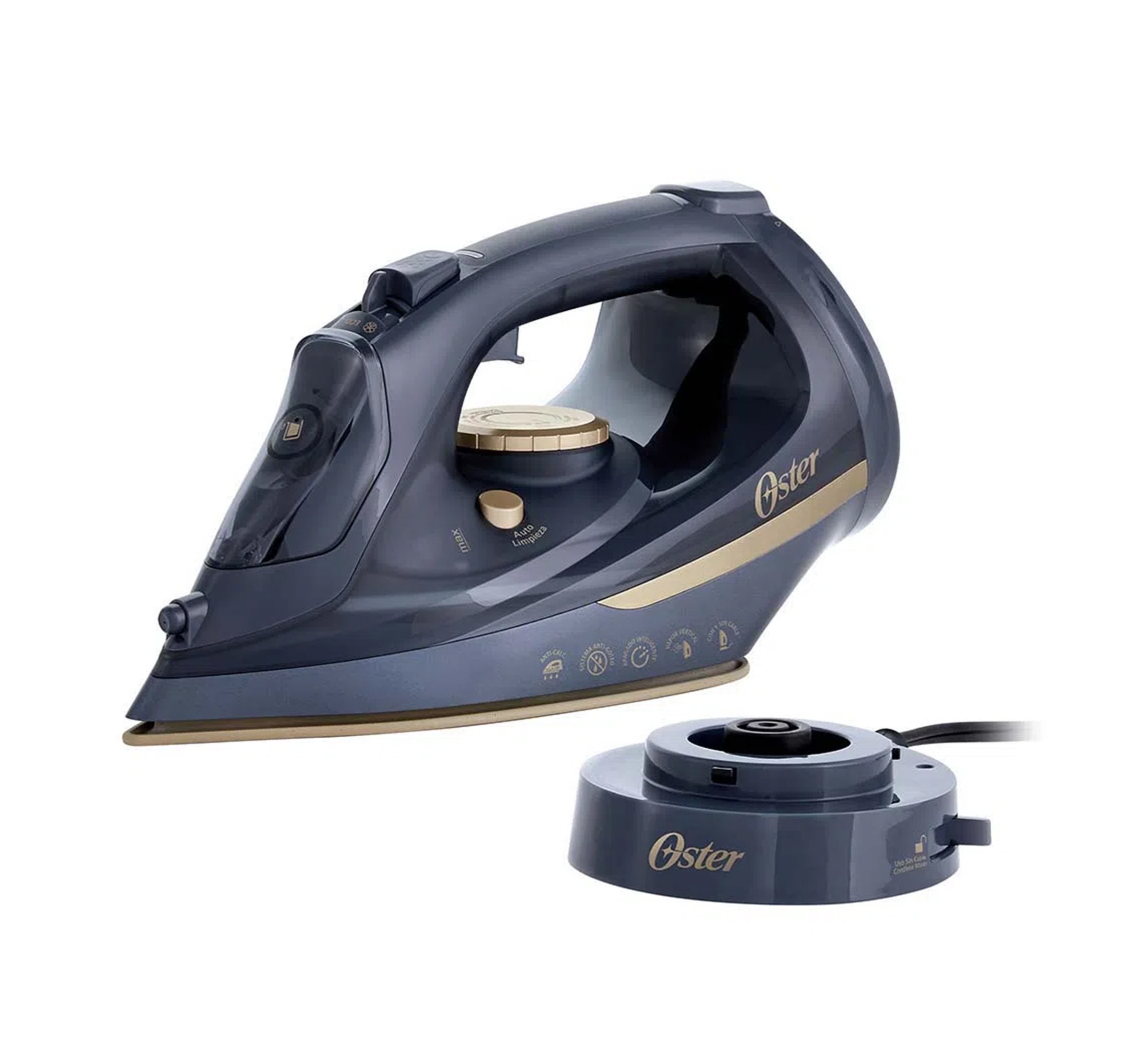 Oster Plancha Inalámbrica 2 En 1 A Vapor Con Suela De Cerámica