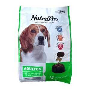 Nutrapro Alimento Seco Perro Adulto Raza Pequeñas Y Miniaturas *7.5Kg
