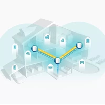 DECO X60 SISTEMA MESH WIFI 6 TP-LINK TPLINK AX5400 MBPS KIT DE 3 PACK