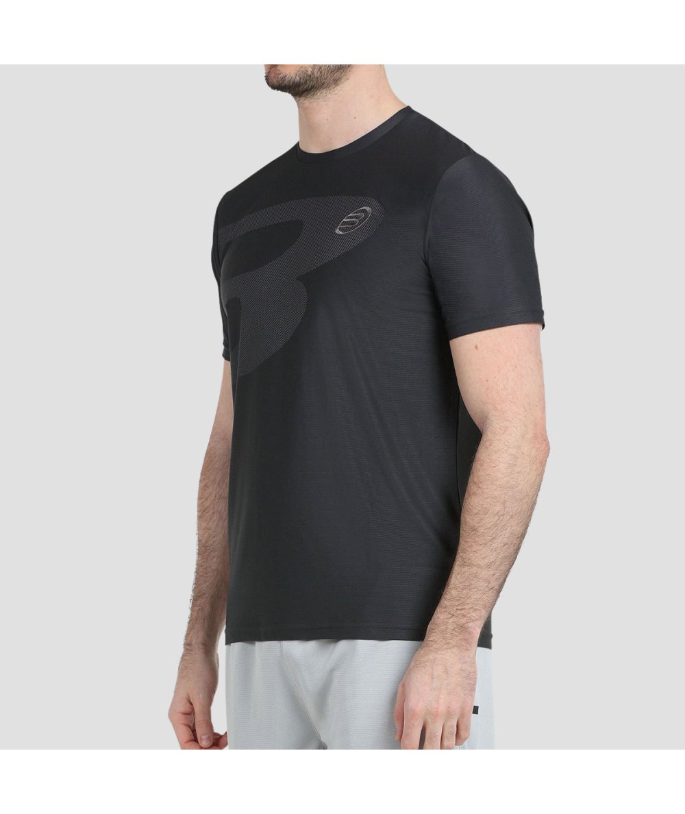 CAMISETA BULLPADEL UNALE AZABACHE