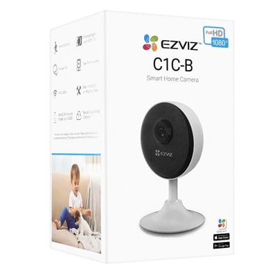 CAMARA DE SEGURIDAD IP EZVIZ C1C-B 2MP   FIJA   INTERIOR   WIFI 2 4GHZ   AUDIO BI   SOP  MICRO SD Y NUBE   ZOOM 8X