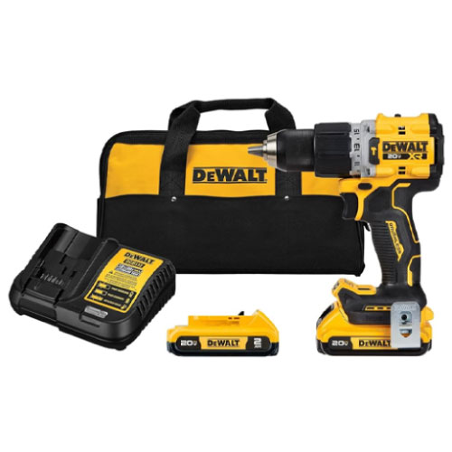TALADRO PERCUTOR INALAMBRICO DEWALT 20V2BAT. DCD805D2