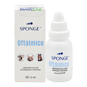 Sponge Solucion Oftalmica Limpiador Ocular Veterinario Fco*15Ml