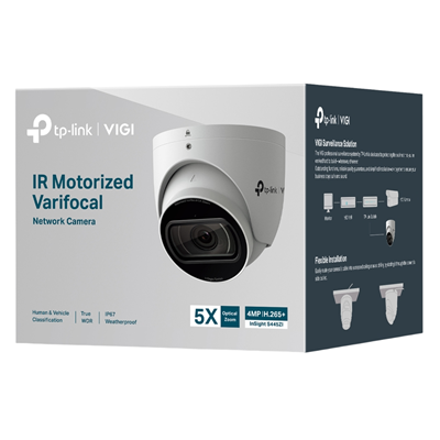 CAMARA TP-LINK TPLINK VIGI INSIGHT S445ZI INFRARROJO 4MP 5X Z PUERTO MICRO SD ANALISIS DE PERSONAS Y VEHICULOS POE