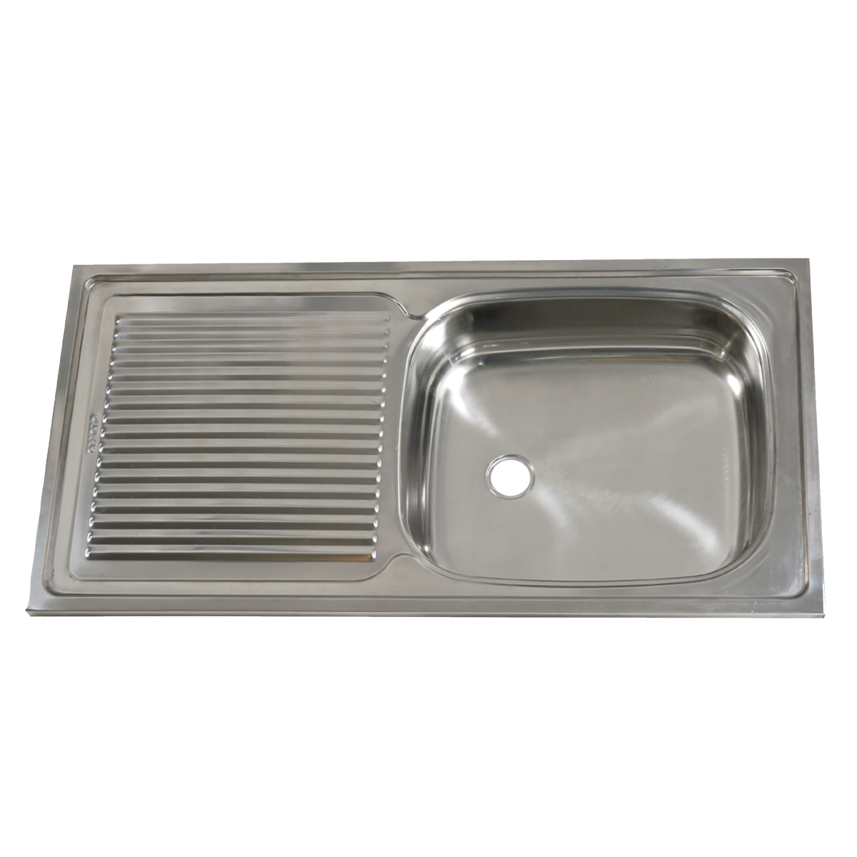 FREGADERO ACERO INOX 100X50CM PAOLO 1PZ