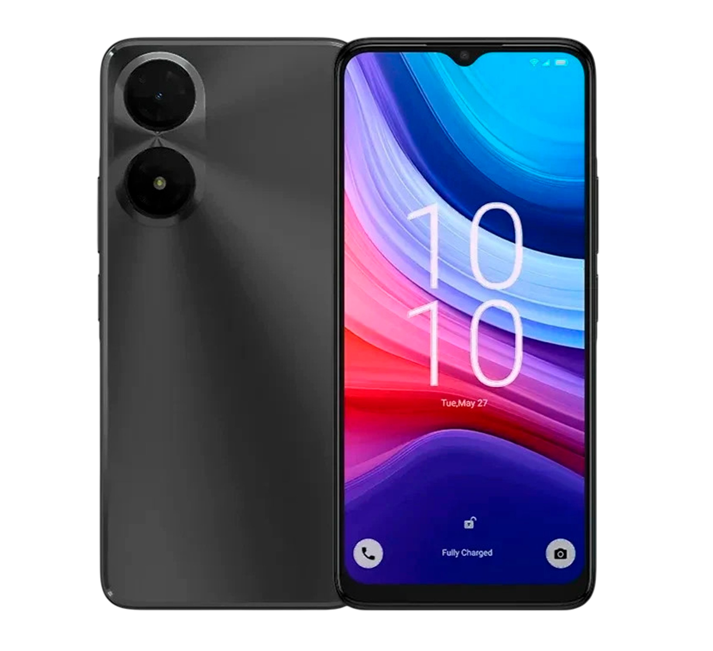 TCL T451A| ROM 64GB  | RAM 6GB (3GB + 3GB) | Black