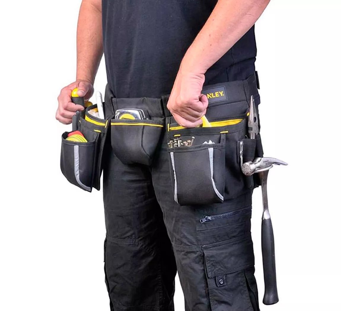 Stanley Cinturón Porta Herramientas 12 Servicios Resistente