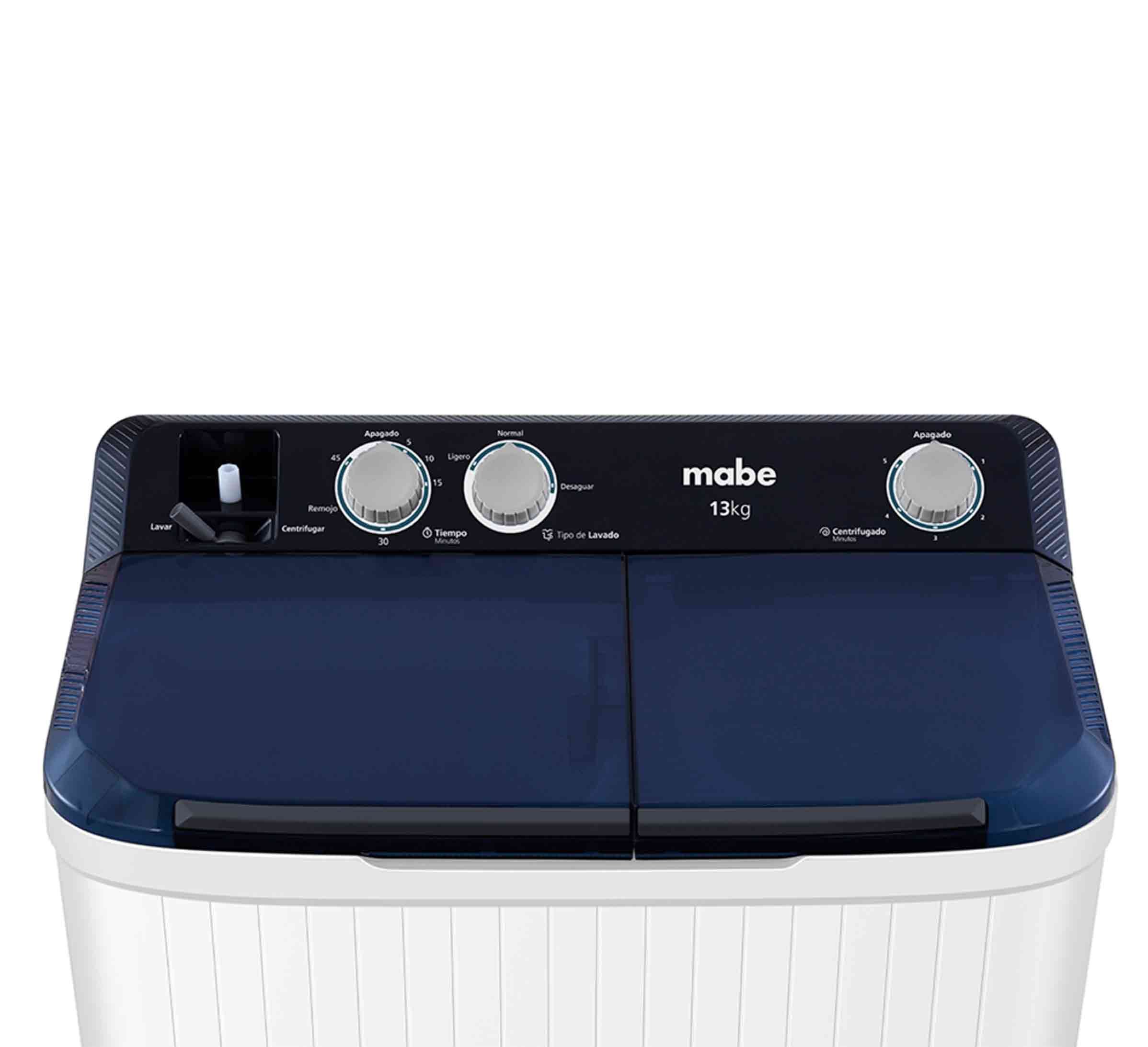 Mabe Lavadora Semi Automática │ 13 kg │ Dos Tinas