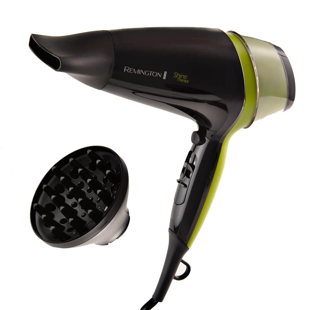 SECADOR DE CABELLO REMINGTON 1900W 3 NIVELES 2 VELOCIDADES AGUACATE