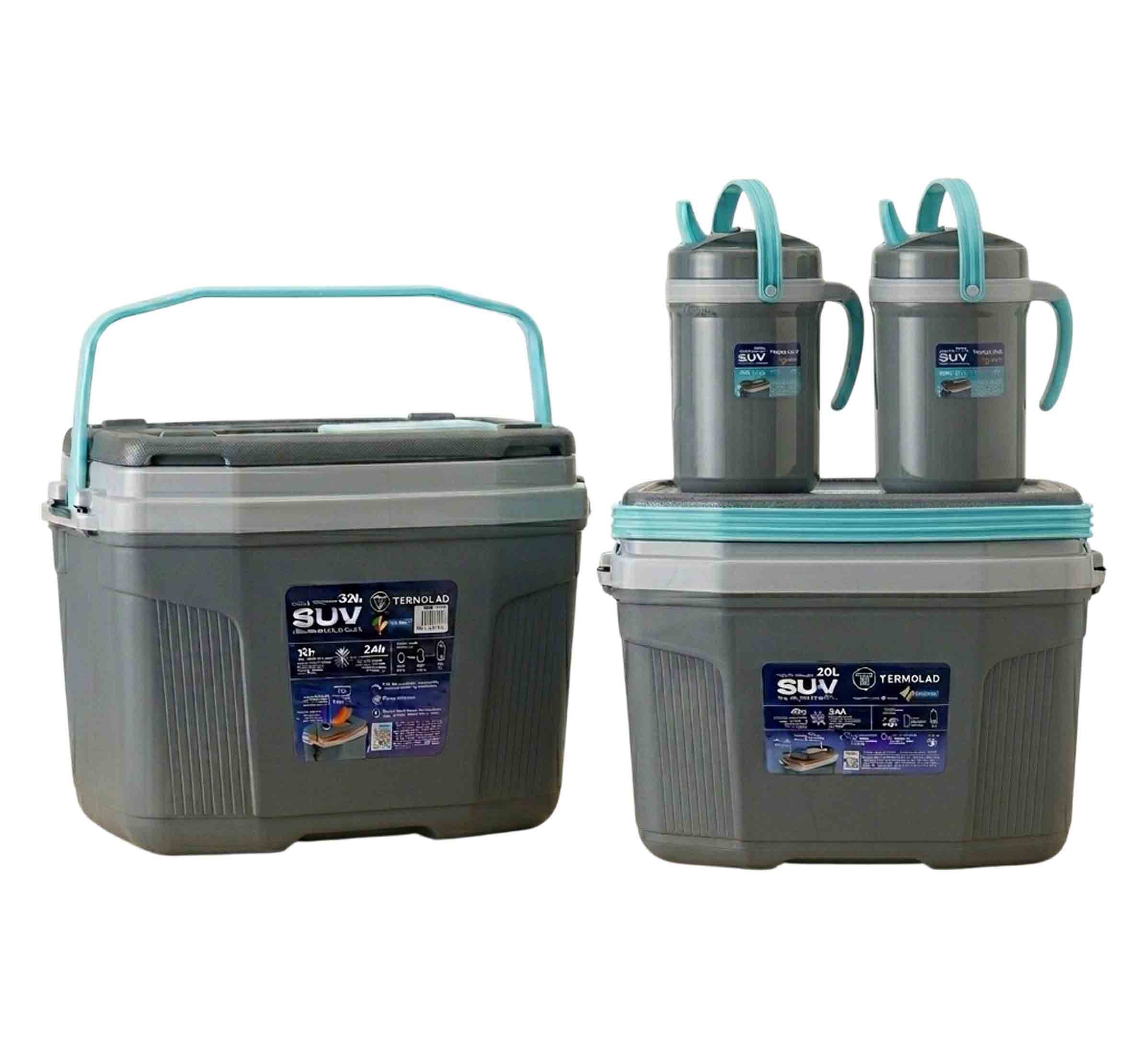 Termolar set cooler 32 lts | 20 lts | 2.5 lts x 2 | color gris