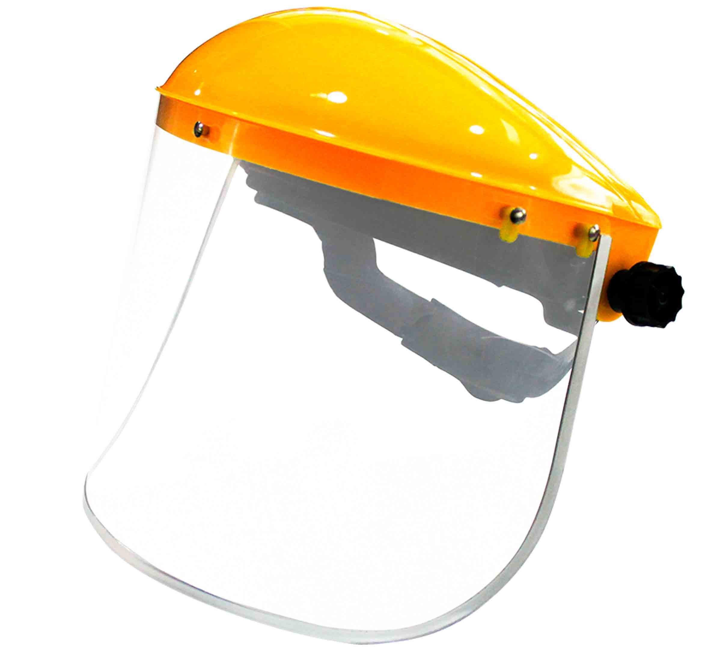 Bp Protector Facial | Amarillo | Visor Plastico Transparente