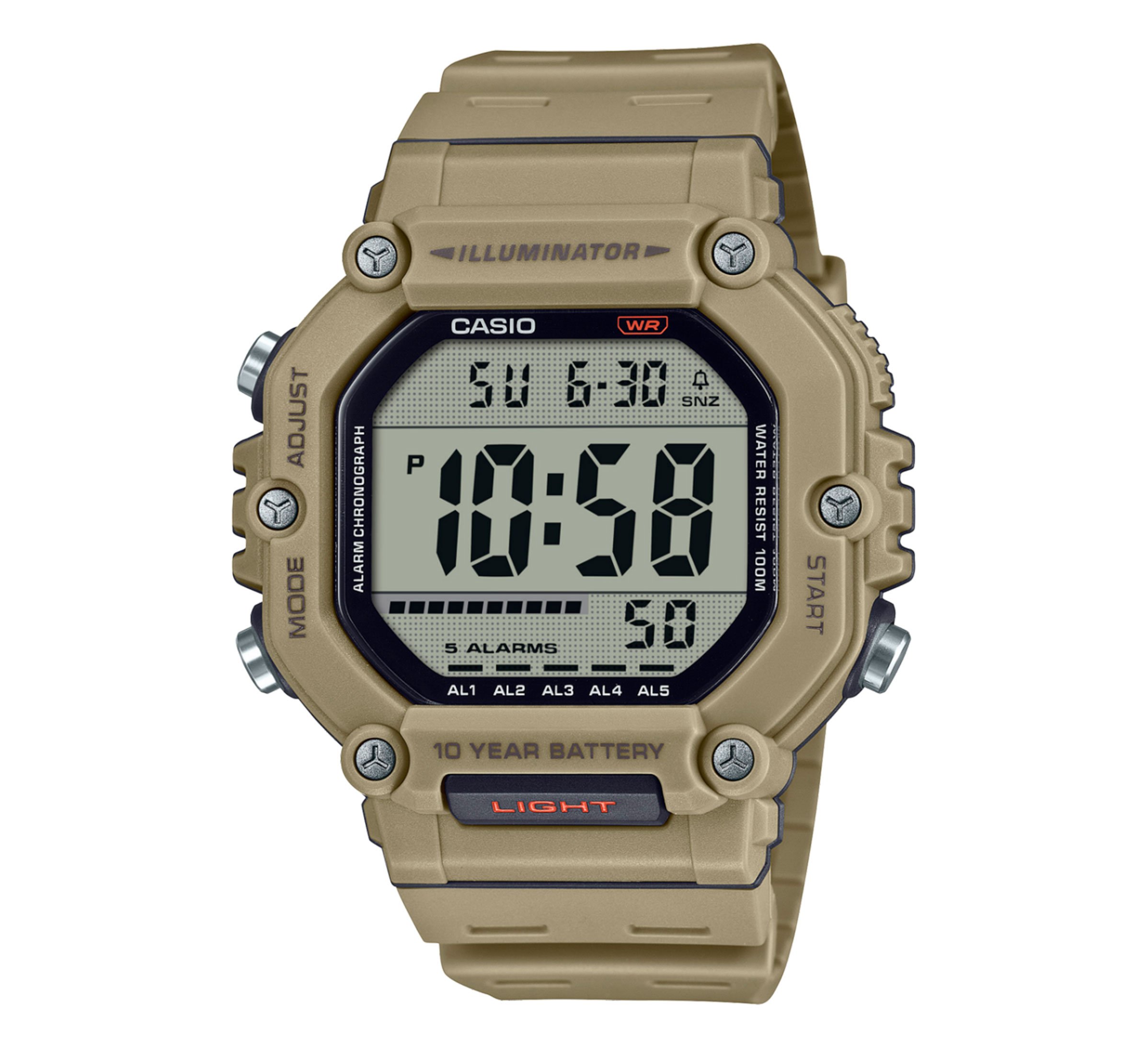 CASIO reloj resistente agua