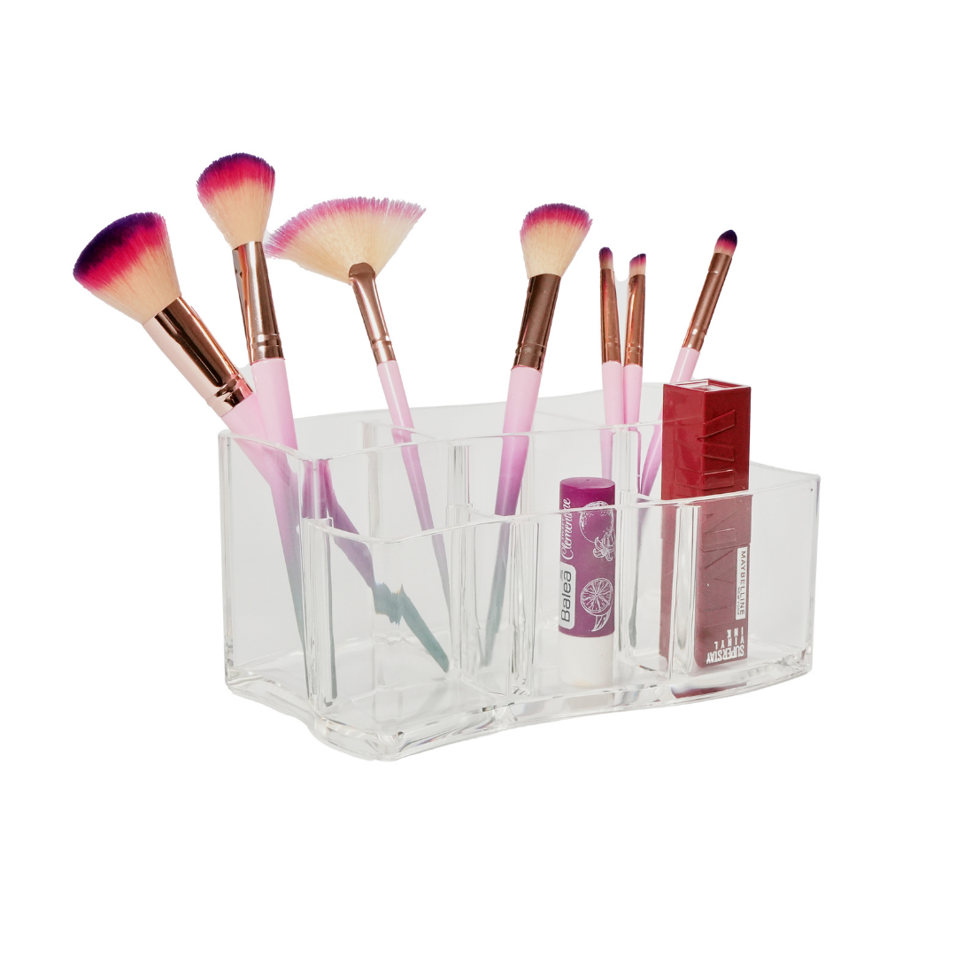 Organizador de brochas de maquillaje