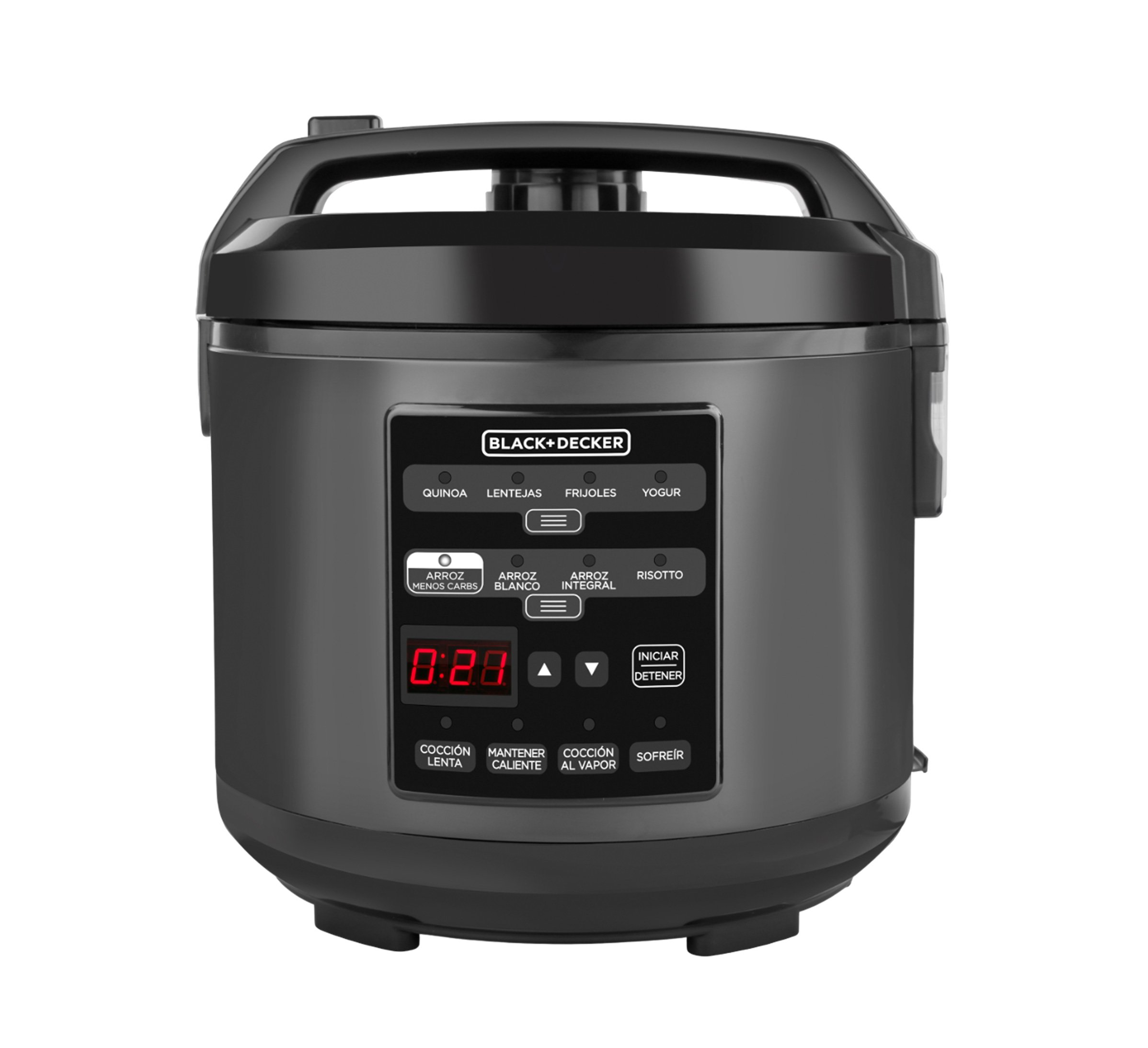 Black & Decker Olla Digital Multifunción 3 Litros Panel Digital