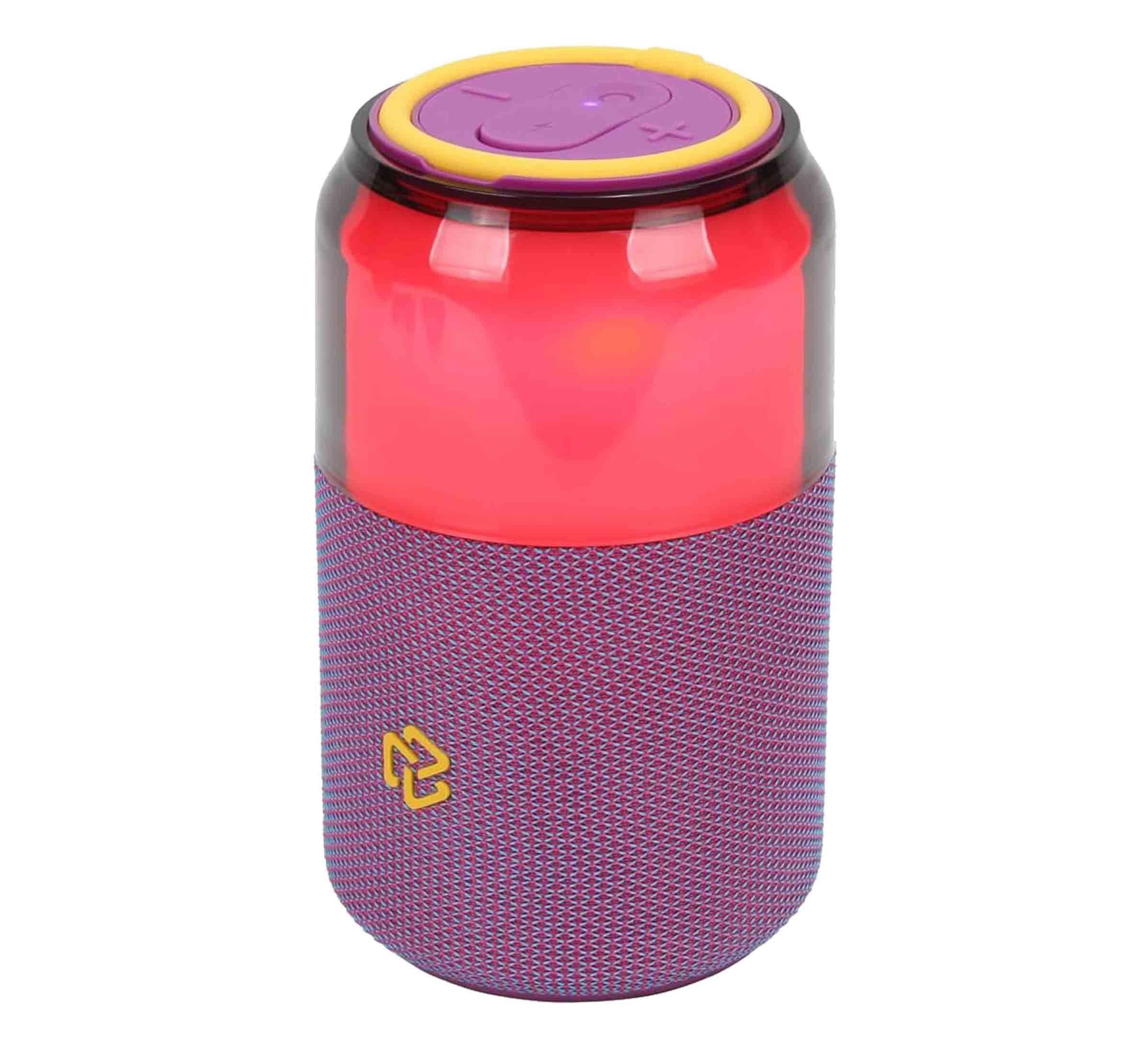 Bolt Bocina Inalambrica Portatil |color Lila | Luz Led RGB