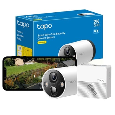 CAMARA DE SEGURIDAD TP-LINK TAPO C420 S1 2K  FULL COLOR  INALAMBRICA 180 DIAS  AUDIO DOBLE VIA 256 GB