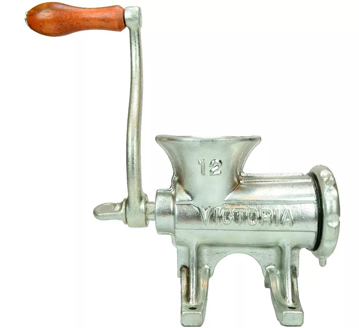 Victoria Molino de Carne Cuchillas de Acero inoxidable Hierro Fundido