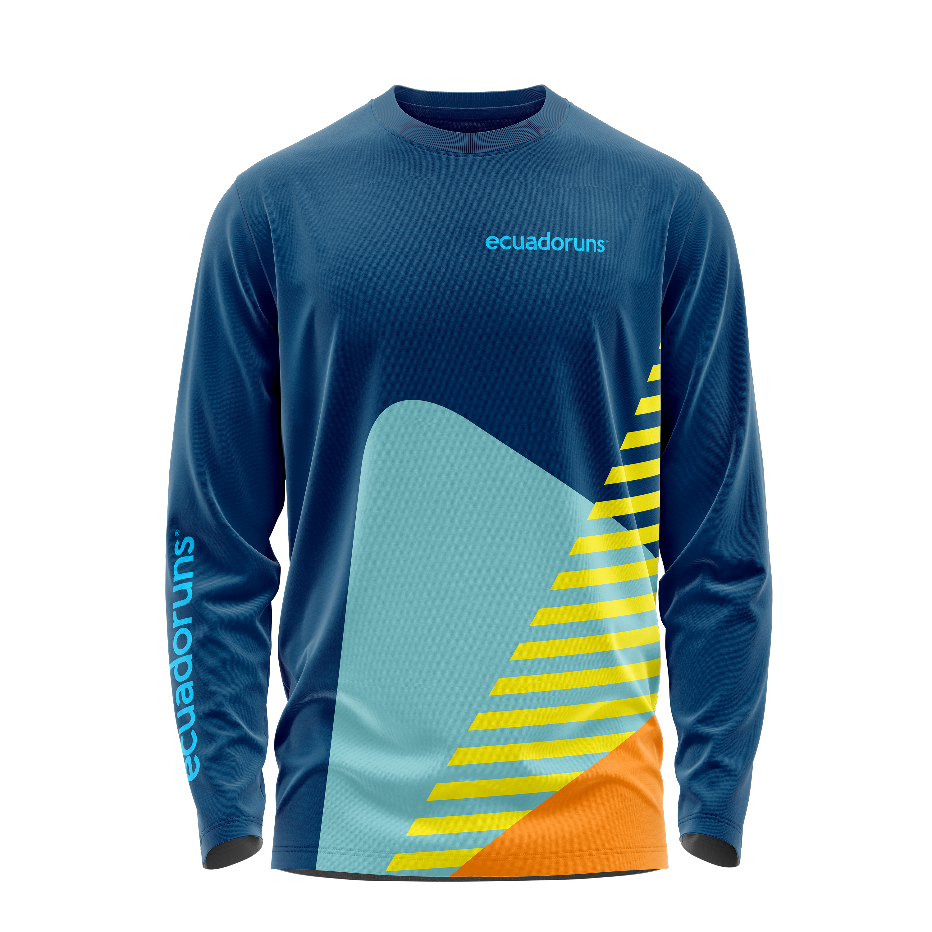 Camiseta Ecuadoruns Manga Larga - Hombre