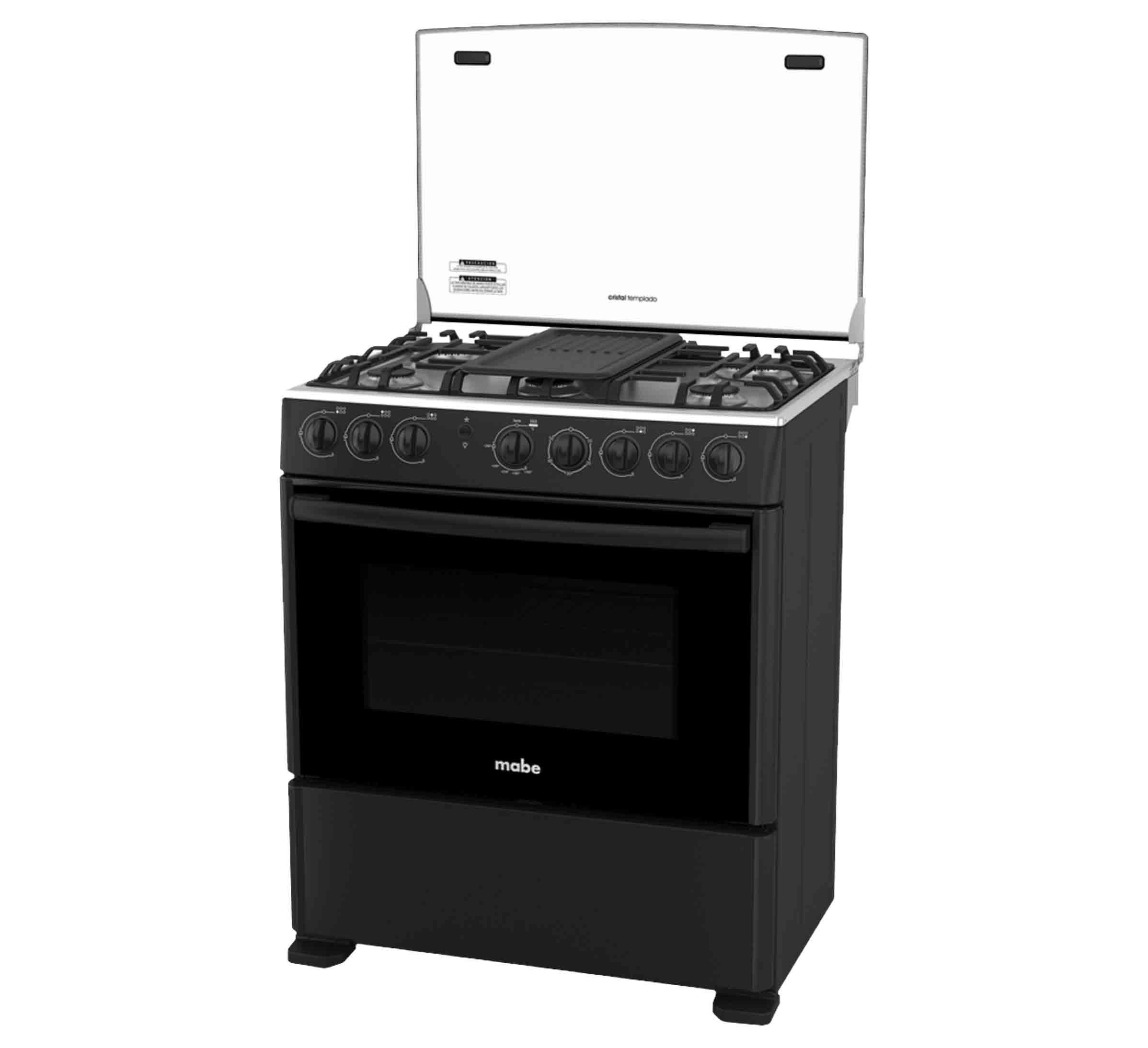 Mabe Cocina Gas 76 cm Negro