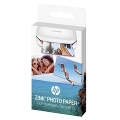 PAPEL FOTOGRAFICO HP PARA IMPRESORA SPROCKET THERMAL 2X3 - PAQUETE 20 HOJAS
