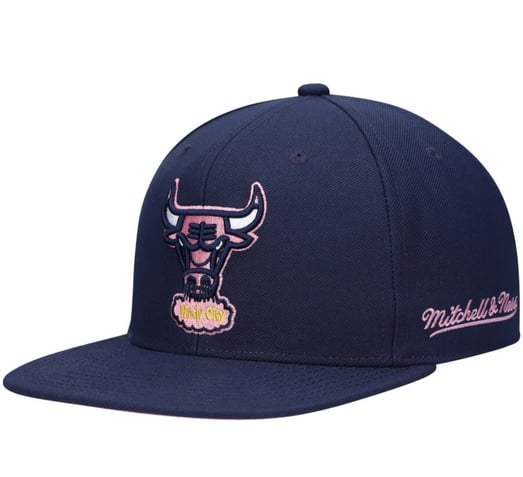 Mitchell & Ness Navy Bulls  7 1/8