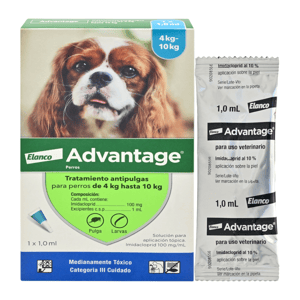 Advantage Elanco Antiparasitario 4-10Kg Para Perro *1