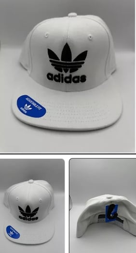 Adidas Plana Blanca Logo Negro