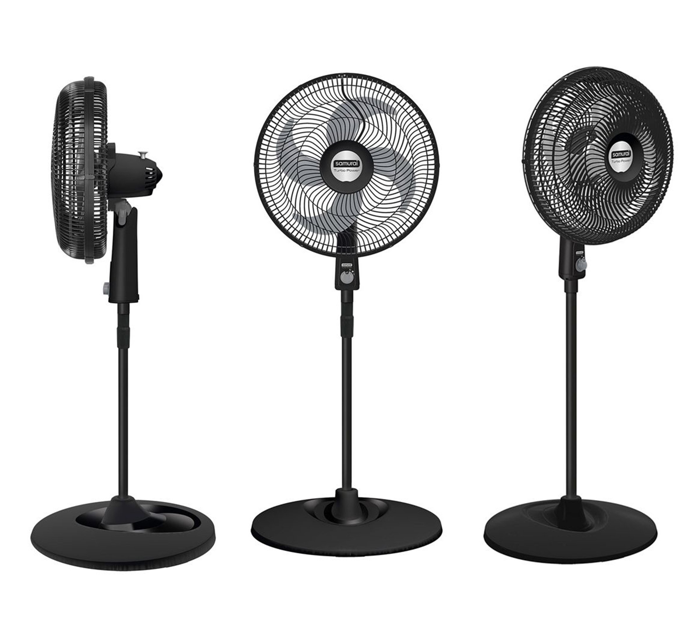 SAMURAI Ventilador de pedestal Turbo Power