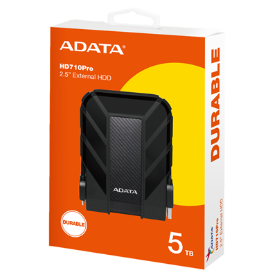 DISCO DURO EXTERNO ADATA HD710PRO ANTIGOLPES, AGUA Y POLVO 5 TERAS USB 3.1