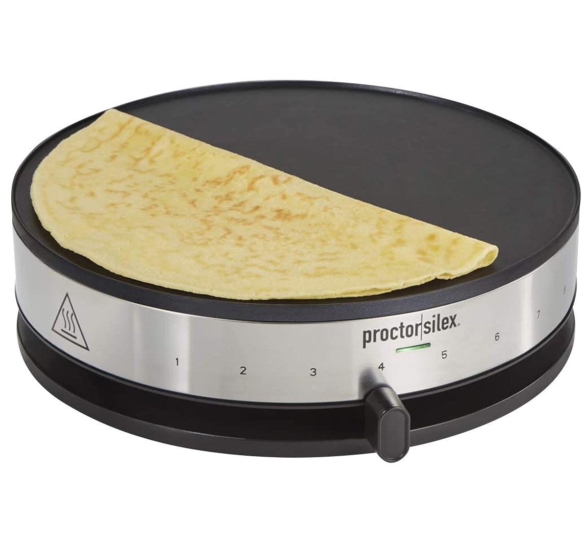 Proctor Silex Crepera Eléctrica 1000W  8 Niveles de Calor