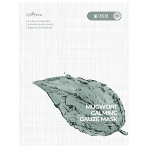 Isntree Mask Face Gauze Calming Mugwort 23 g 10 Unidades